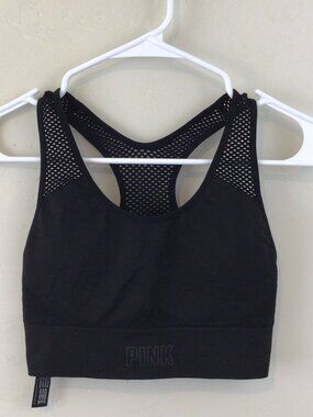 Pink Sport Mesh Straps Seamless Lightly Lined Sports Bra Victoria's Secret